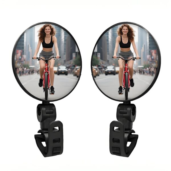 2PCS Wide Angle Bicycle Cycling Rear View Mirror